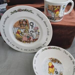 Royal Doulton Disney Winnie the Pooh breakfast set